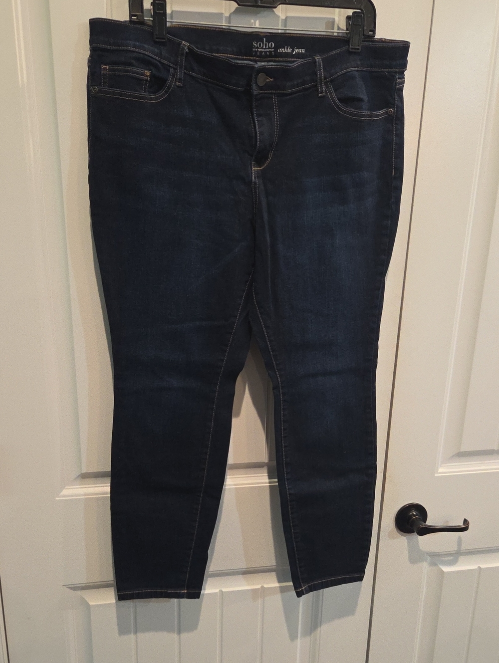 New York & Co Soho Navy Skinny Stretch Jeans